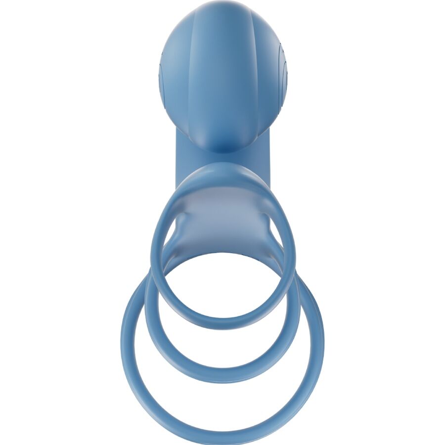 SVibe Snail Jovi Arc vibrierender Paarring in Blau – Produktansicht 6