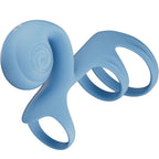 SVibe Snail Jovi Arc vibrierender Paarring in Blau – Produktansicht 1