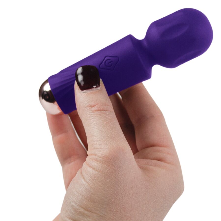 ROCKS-OFF - MINI-AUFLADBARER STAB MIT 16 FUNKTIONEN VIOLET DREAM
