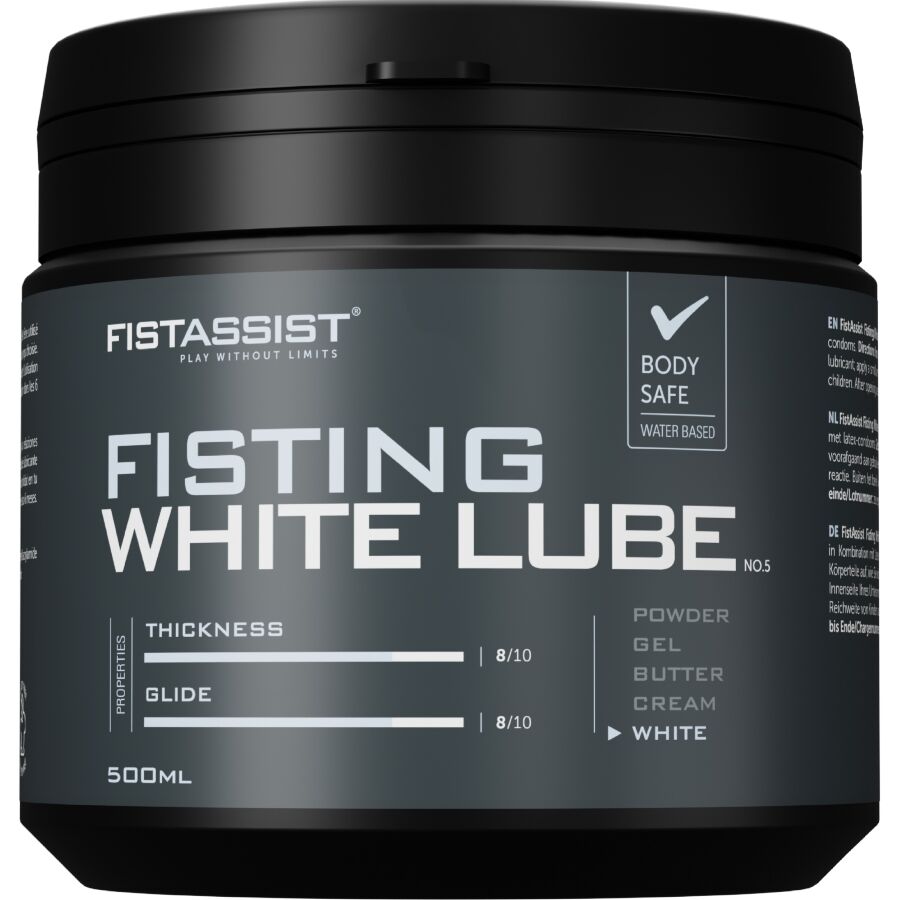 Cobeco Fist Assist Extra Dickes Gleitgel Weiß 500 ml