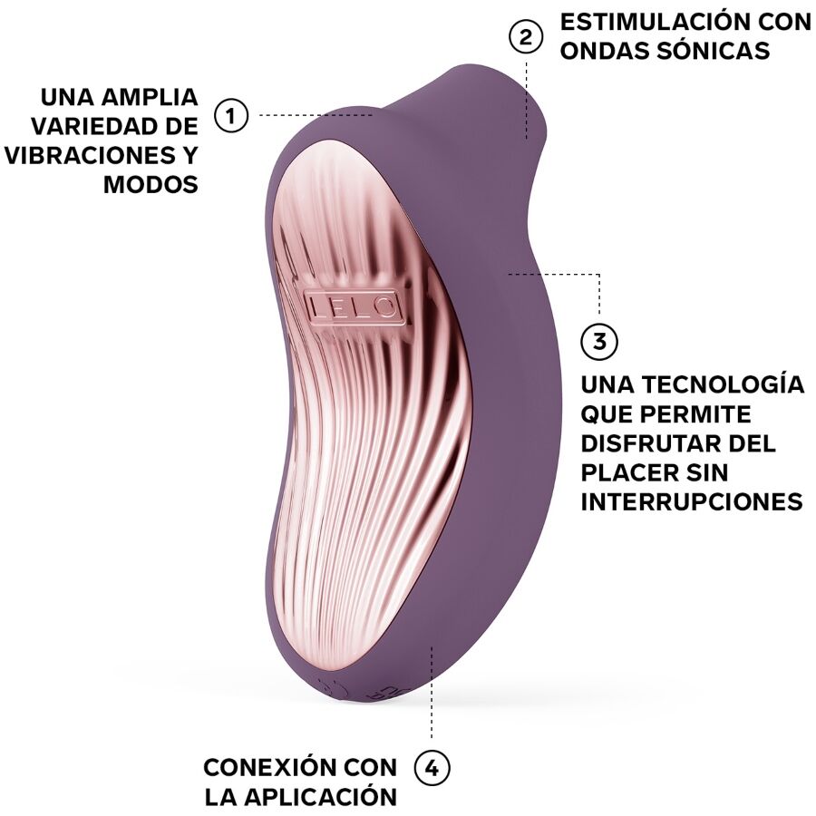 LELO - SONA 3 CRUISE SONIC KLITORMASSAGER PLUM