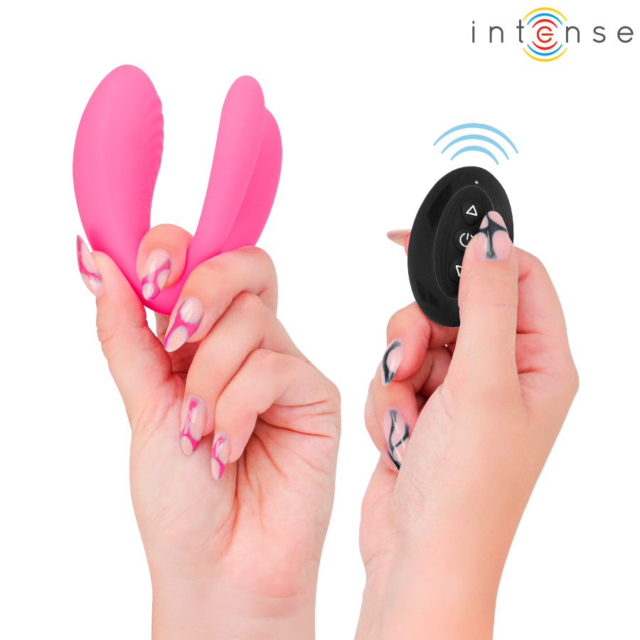 INTENSE - JULIA DOPPELVIBRATOR-KLEMMENSTIMULATOR MIT FERNBEDIENUNG
