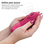 Womanizer Enhance Klitorisstimulator mit Pleasure Air & Vibration – Leuchtendes Pink