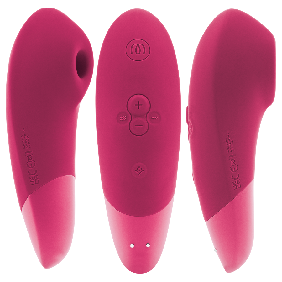 Womanizer Enhance Klitorisstimulator mit Pleasure Air & Vibration – Leuchtendes Pink