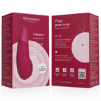 Womanizer Enhance Klitorisstimulator mit Pleasure Air & Vibration – Leuchtendes Pink