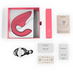 WOMANIZER - BLEND RABBIT VIBRATOR STIMULATOR VIBRANT ROSE