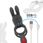 INTENSE - QUINN DOPPELVIBRATIONSRING MIT FERNBEDIENUNG