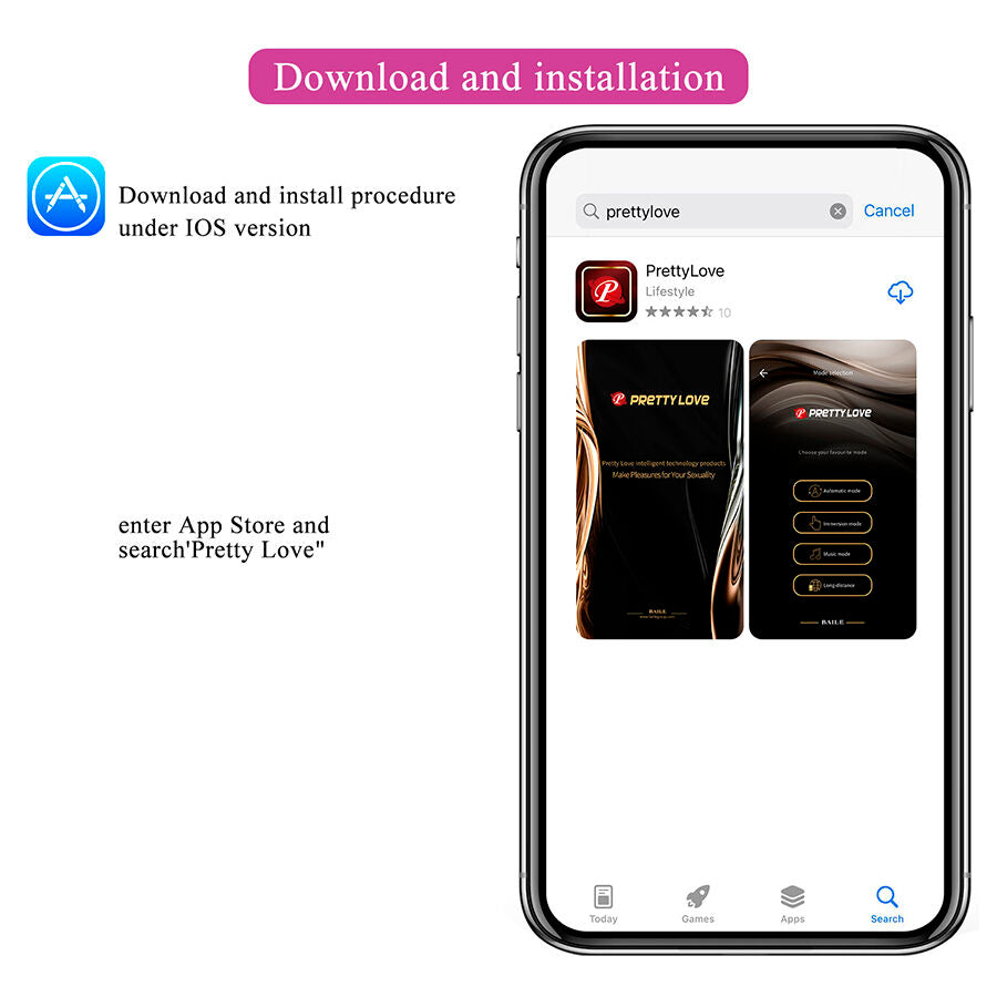 Pretty Love Dora Wearable App-Vibrator