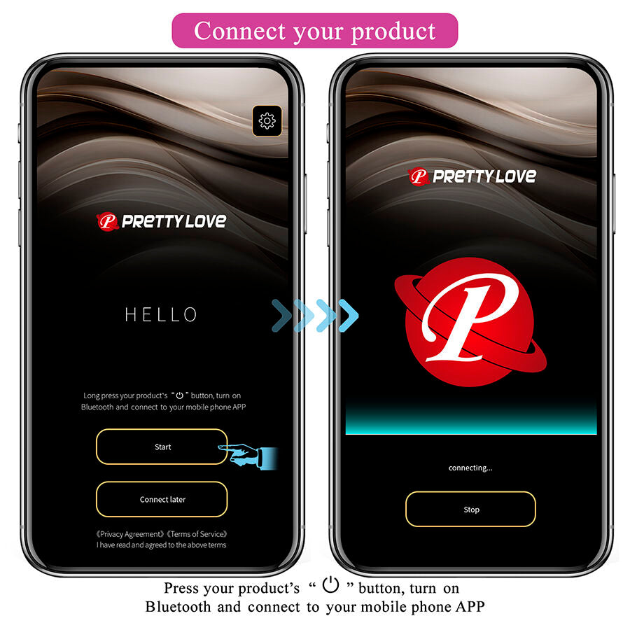 Pretty Love Dora Wearable App-Vibrator