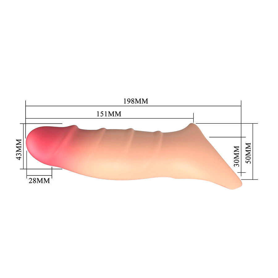 Pretty Love Darnell Penis-Cover mit Realistic Effect