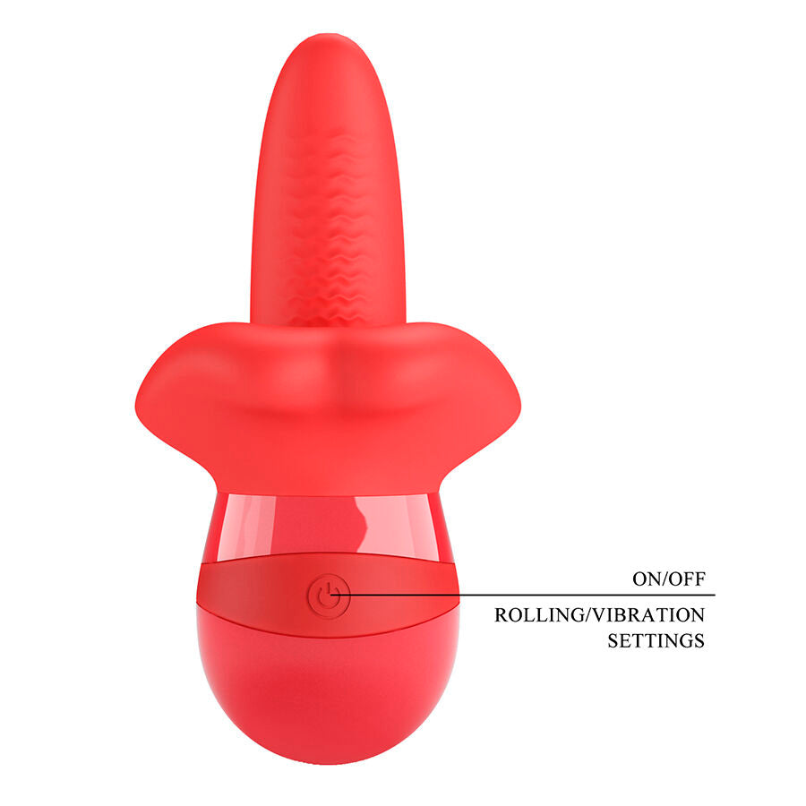 Pretty Love Obelia Masturbator mit Zungenvibrator & Orbitalbewegung