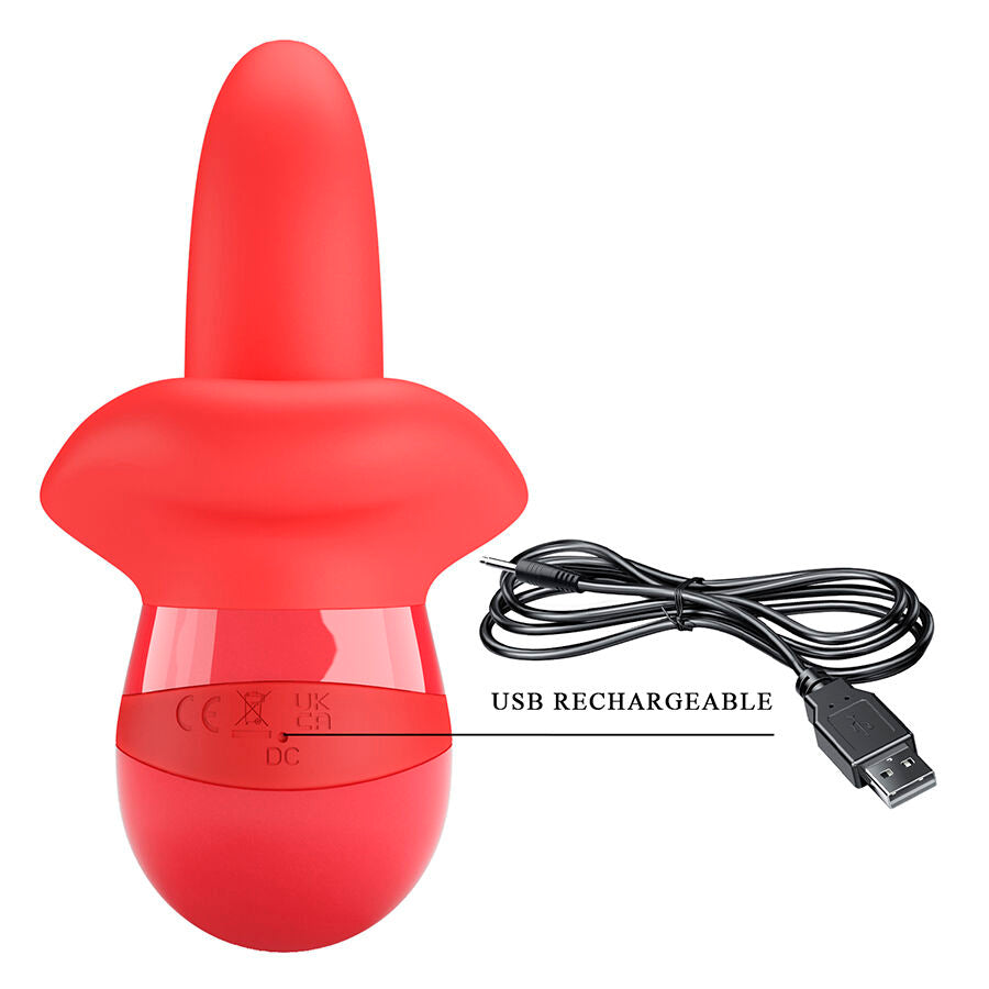 Pretty Love Obelia Masturbator mit Zungenvibrator & Orbitalbewegung