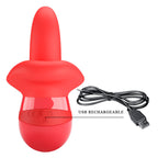 Pretty Love Obelia Masturbator mit Zungenvibrator & Orbitalbewegung