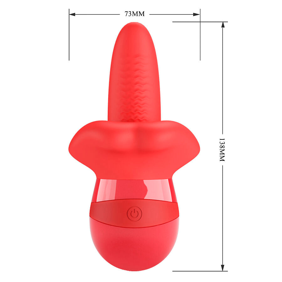 Pretty Love Obelia Masturbator mit Zungenvibrator & Orbitalbewegung