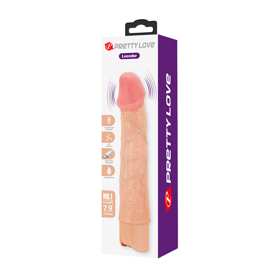 PRETTY LOVE - LEANDER FLEXIBLER REALISTISCHER VIBRATOR