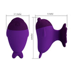 PRETTY LOVE - DOLPHIN MINI VIBRATOR MIT CLIP