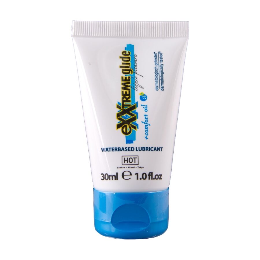 HOT - EXTRATREME GLEITMITTEL AUF WASSERBASIS + KOMFORTÖL A+ 30 ML