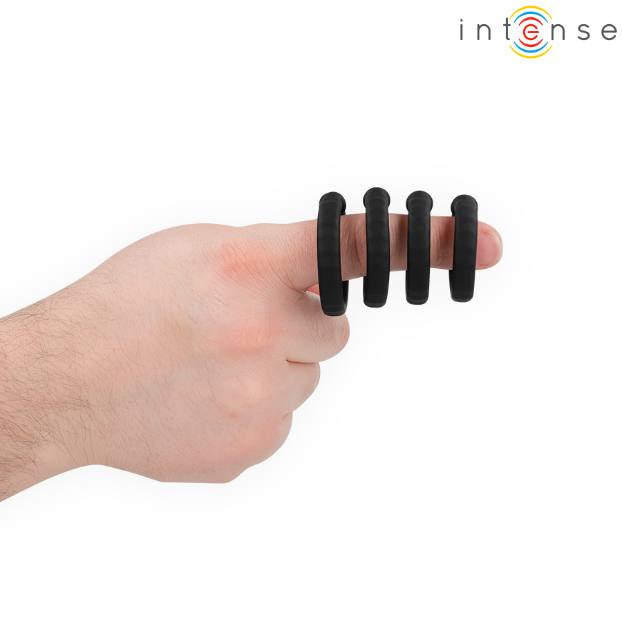INTENSE - MICHIEL SET MIT 4 PENISRINGEN MODELL 10