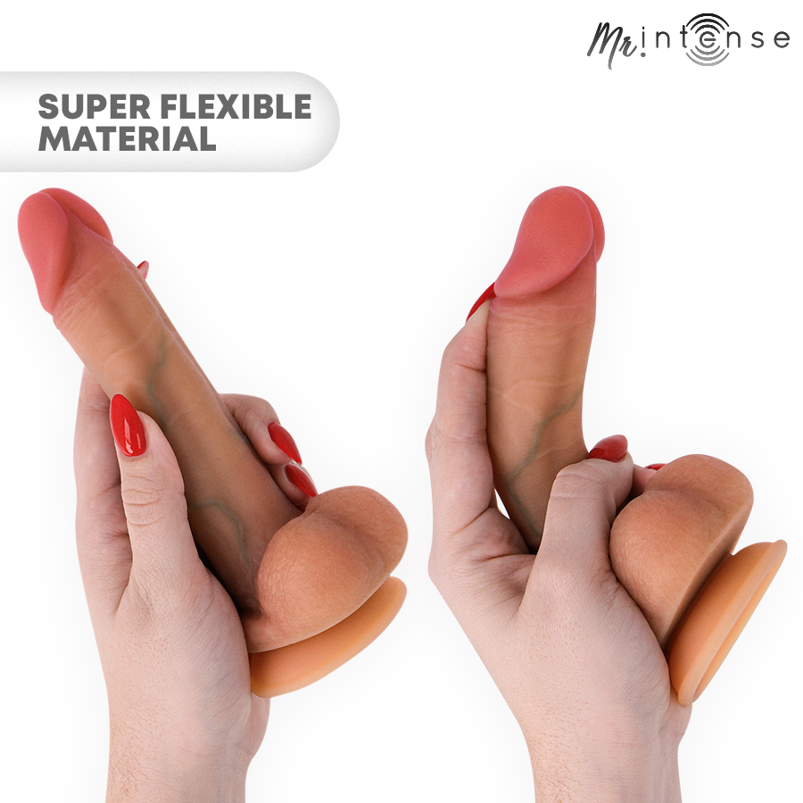 MR INTENSE – GARY S ULTRAREALISTISCHER SILIKON-PENIS MIT HODEN 17,8 CM – Ø – 4,2 CM