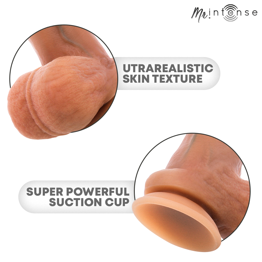 MR INTENSE – GARY S ULTRAREALISTISCHER SILIKON-PENIS MIT HODEN 17,8 CM – Ø – 4,2 CM