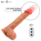 MR INTENSE - LOGAN VIBRATOR DILDO SILIKON MIT WÄRMEEFFEKT UND FERNBEDIENUNG 20 CM -Ø- 4,1 CM