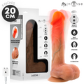 MR INTENSE - LOGAN VIBRATOR DILDO SILIKON MIT WÄRMEEFFEKT UND FERNBEDIENUNG 20 CM -Ø- 4,1 CM