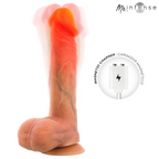 MR INTENSE - LOGAN VIBRATOR DILDO SILIKON MIT WÄRMEEFFEKT UND FERNBEDIENUNG 20 CM -Ø- 4,1 CM