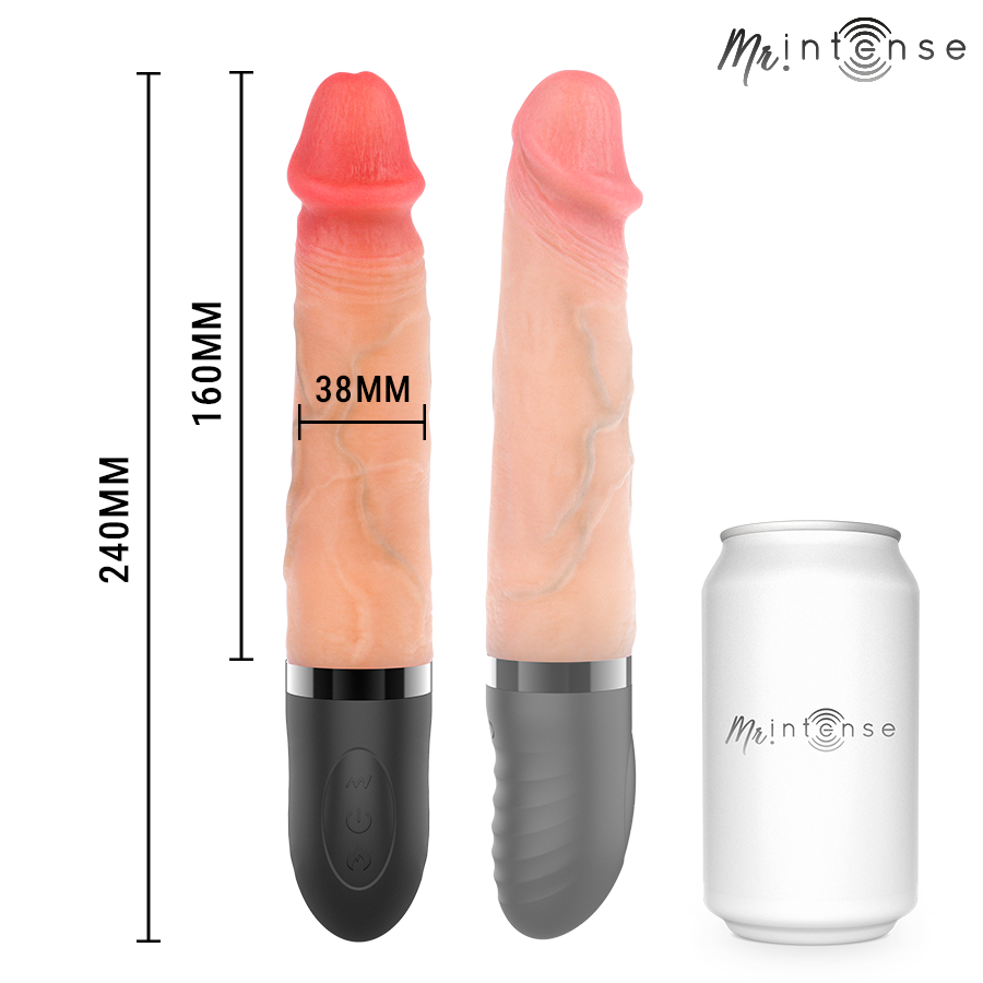 Mr Intense Jean Up&Down Vibrator mit Wärmefunktion 24 cm