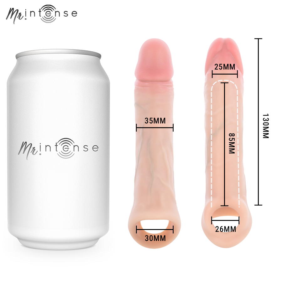 MR INTENSE - SIMON S SILIKON-PENISSCHUTZ 13 CM -Ø- 4 CM