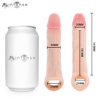 MR INTENSE - ARNOLD M VIBRATOR SILIKON-PENISHÜLLE MIT FERNBEDIENUNG 14,5 CM -Ø- 4 CM