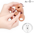 MR INTENSE - ARNOLD M VIBRATOR SILIKON-PENISHÜLLE MIT FERNBEDIENUNG 14,5 CM -Ø- 4 CM