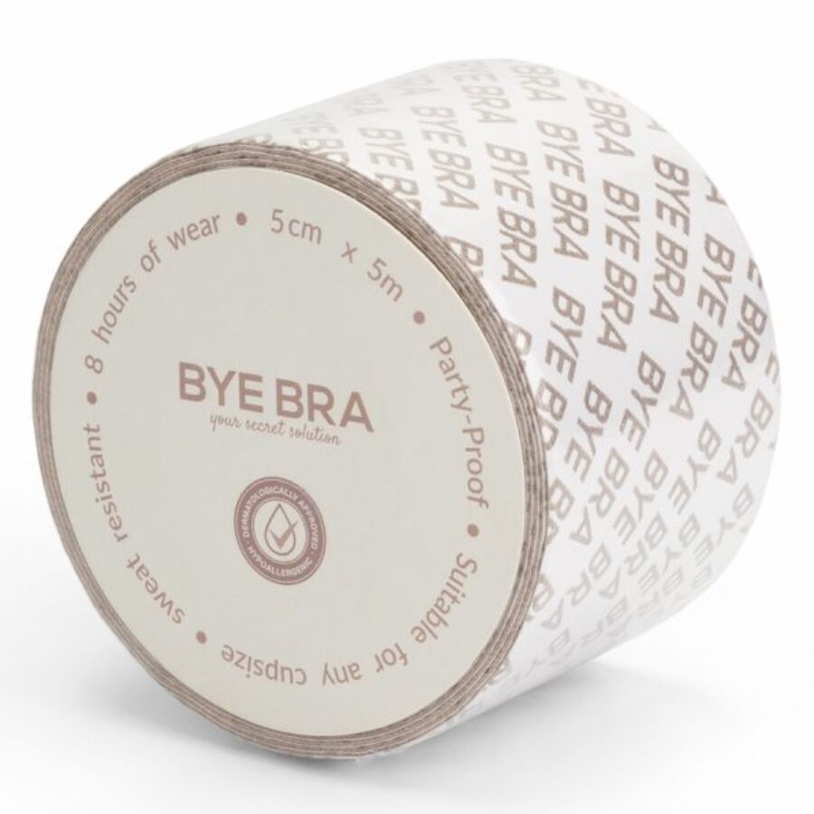 Bye Bra Doppelseitiges Body Tape Beige, 5 cm × 5 m – Produktansicht 2