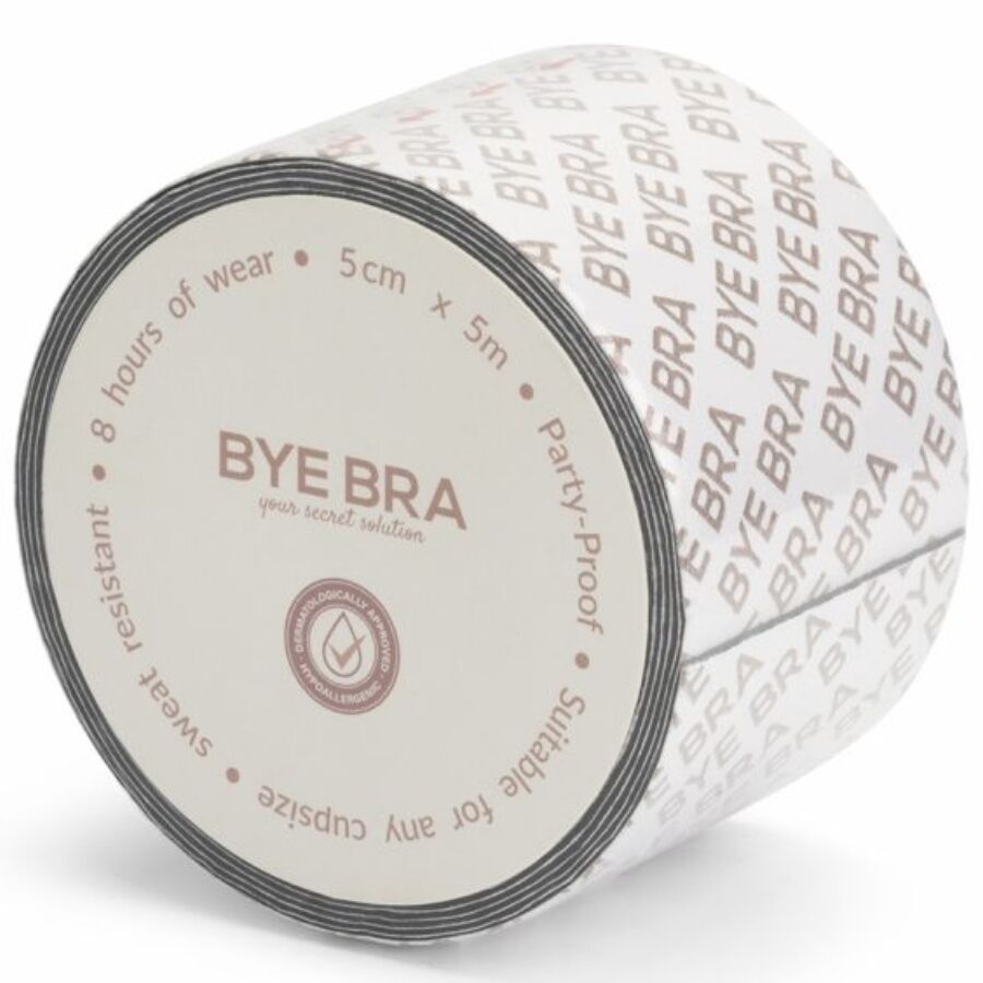 Bye Bra Doppelseitiges Body Tape Schwarz, 5 cm × 5 m – Produktansicht 2