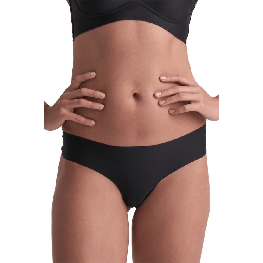 BYE-BRA - PACK 2 TANGAS INVISIBLES BEIGE Y NEGRO TALLA L