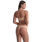 BYE-BRA - PACK 2 TANGAS INVISIBLES BEIGE Y NEGRO TALLA XXL