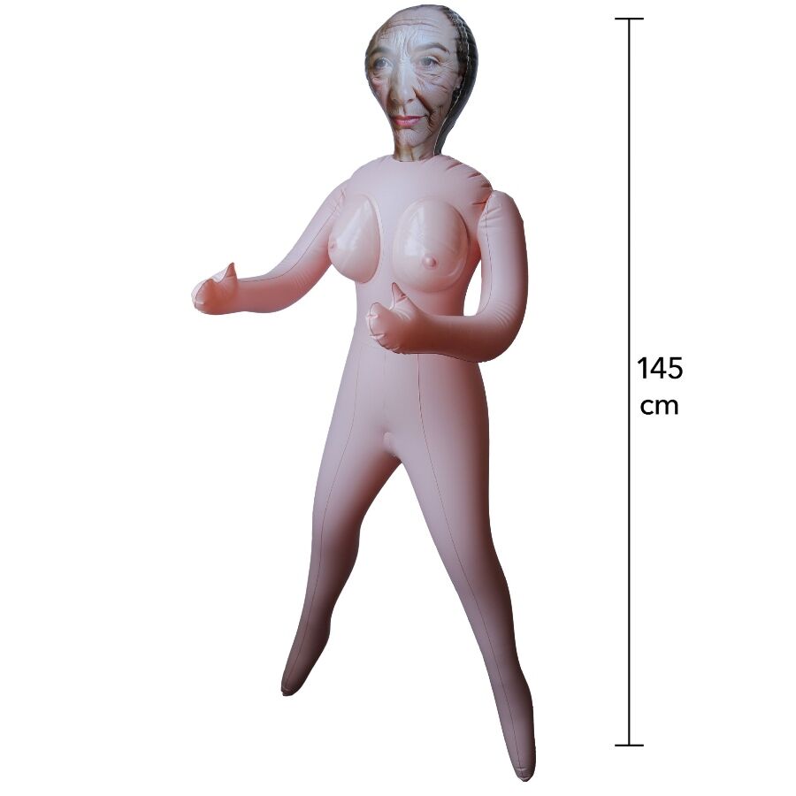 Hidden Desire Horny Granny aufblasbare Puppe – Produktansicht 2