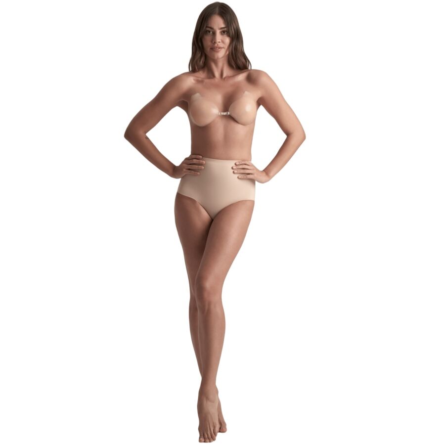 BYE-BRA - COPAS DE SILICONA BEIGE COPA C
