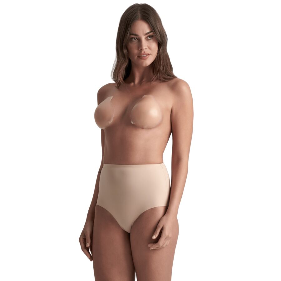 BYE-BRA - COPAS DE SILICONA BEIGE COPA D