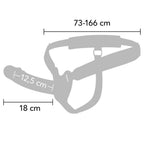 HIDDEN DESIRE - INFERNO PENIS-SLEEVE-STRAP-ON-SILIKON 18 CM
