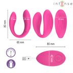 INTENSE - NORA VIBRATIONSKLEMMENSTIMULATOR PINK