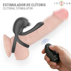 Intense Spike schwarzer Vibrationsring mit Fernbedienung – Produktansicht 4