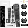 INTENSE Kurt Mini-Vibrator Schwarz mit vier Aufsätzen