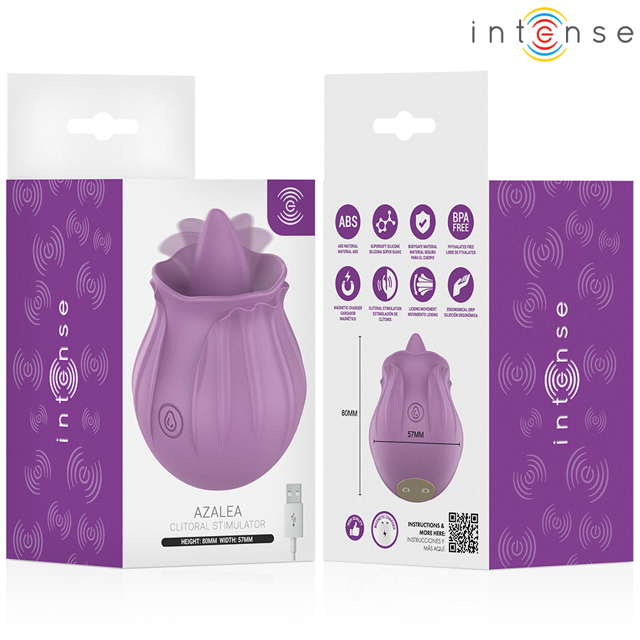 INTENSE - AZALEA BLUMENKLITORISIERUNG 10 VIBRATIONEN LILA