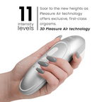 WOMANIZER - PRO VIBRANT KLITORALSTIMULATOR SILBERGRAU