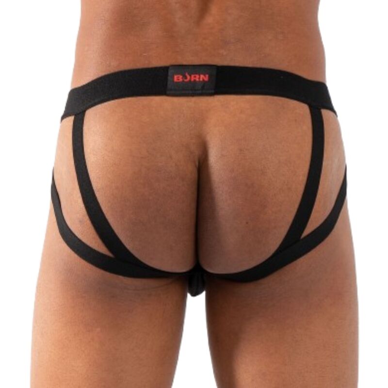 BURN 011 Double Jockstrap Schwarz – XL