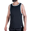 MACHO - CMV004 SCHWARZES GYM-T-SHIRT S/M