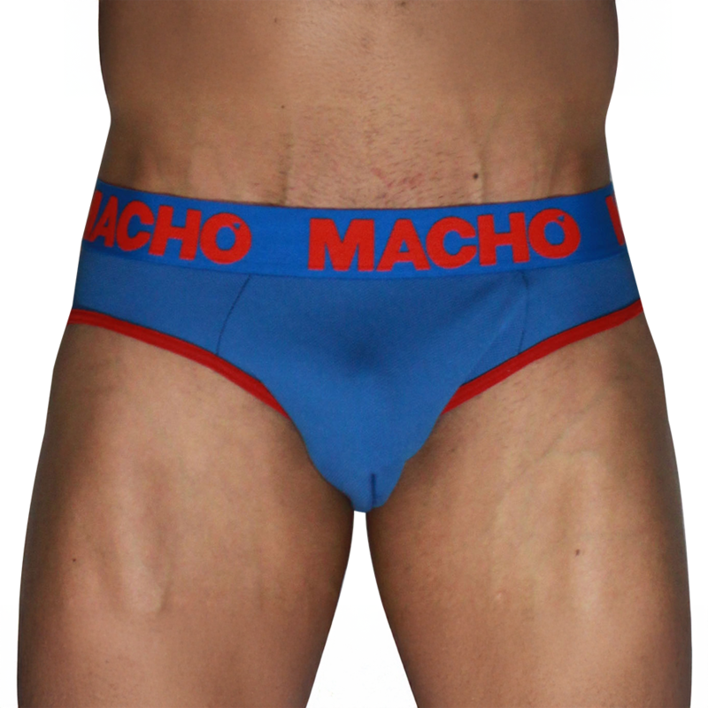 MACHO - MCH005 CLASSIC SLIP BLAU + ROT S