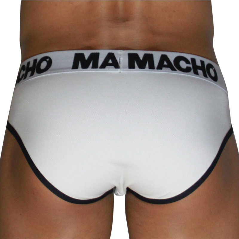 MACHO - MCH006 CLASSIC SLIP WEISS + SCHWARZ S