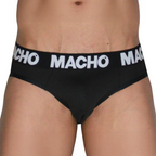 MACHO - MCH007 CLASSIC SLIP SCHWARZ + SCHWARZ S