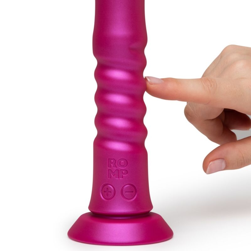 ROMP - JIGGLE AUF- UND AB-VIBRATOR MIT ROSA SAUGNAPF